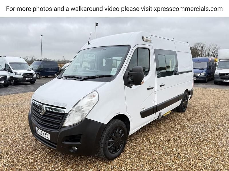 Used Vauxhall Movano 130 HP (95 kW) 2018 White MPV