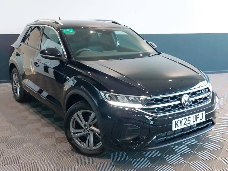 Black Used 2025 VW T-Roc R-line SUV | £27,398 (Fair price) - Image 1/4