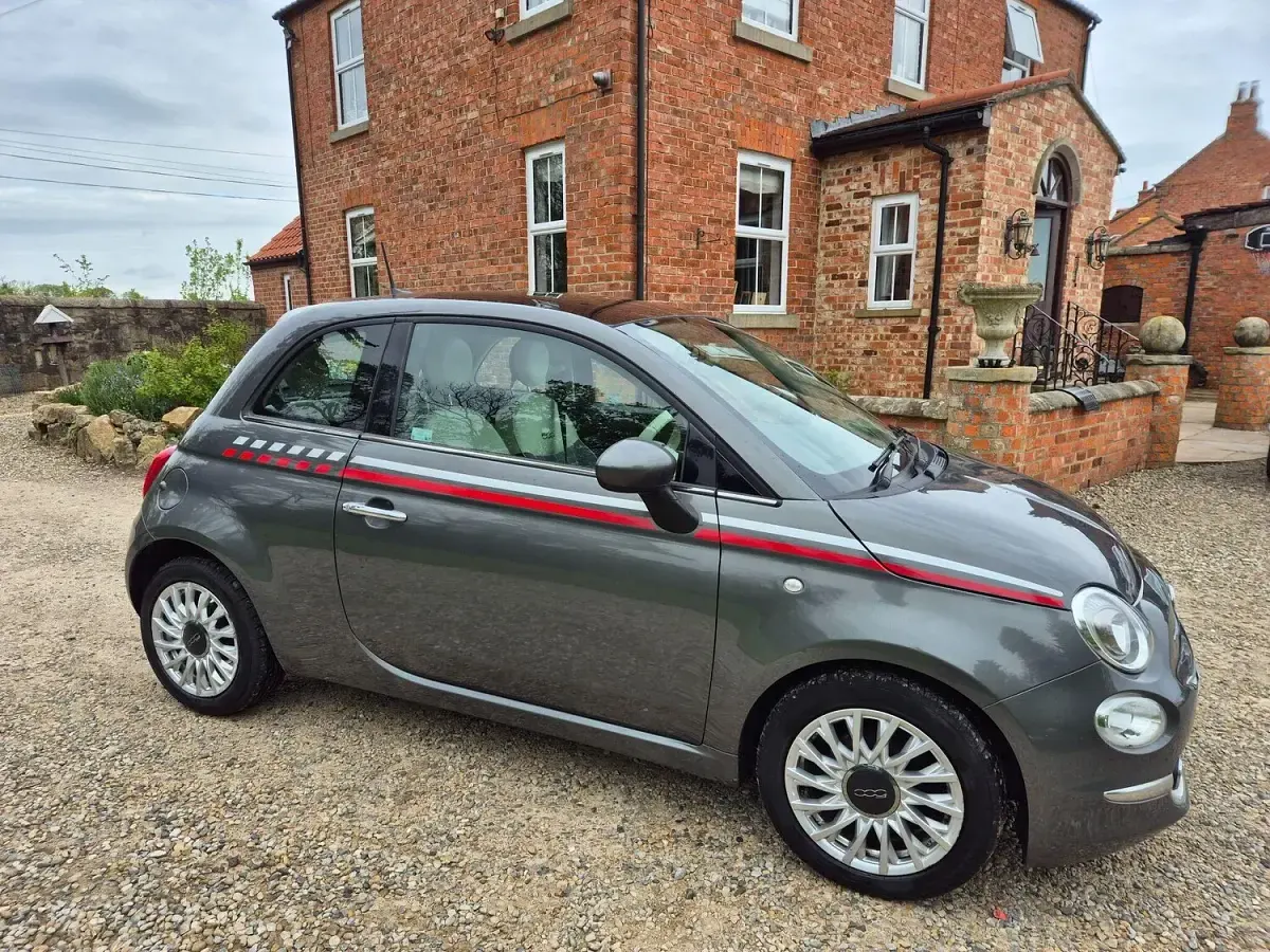 Used Fiat 500 Lounge 69 HP (50 kW) 2017 Grey Hatchback