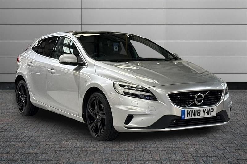 Silver Used 2018 Volvo V40 R-Design Pro Hatchback | £11,695 (Fair price) - Image 1/4