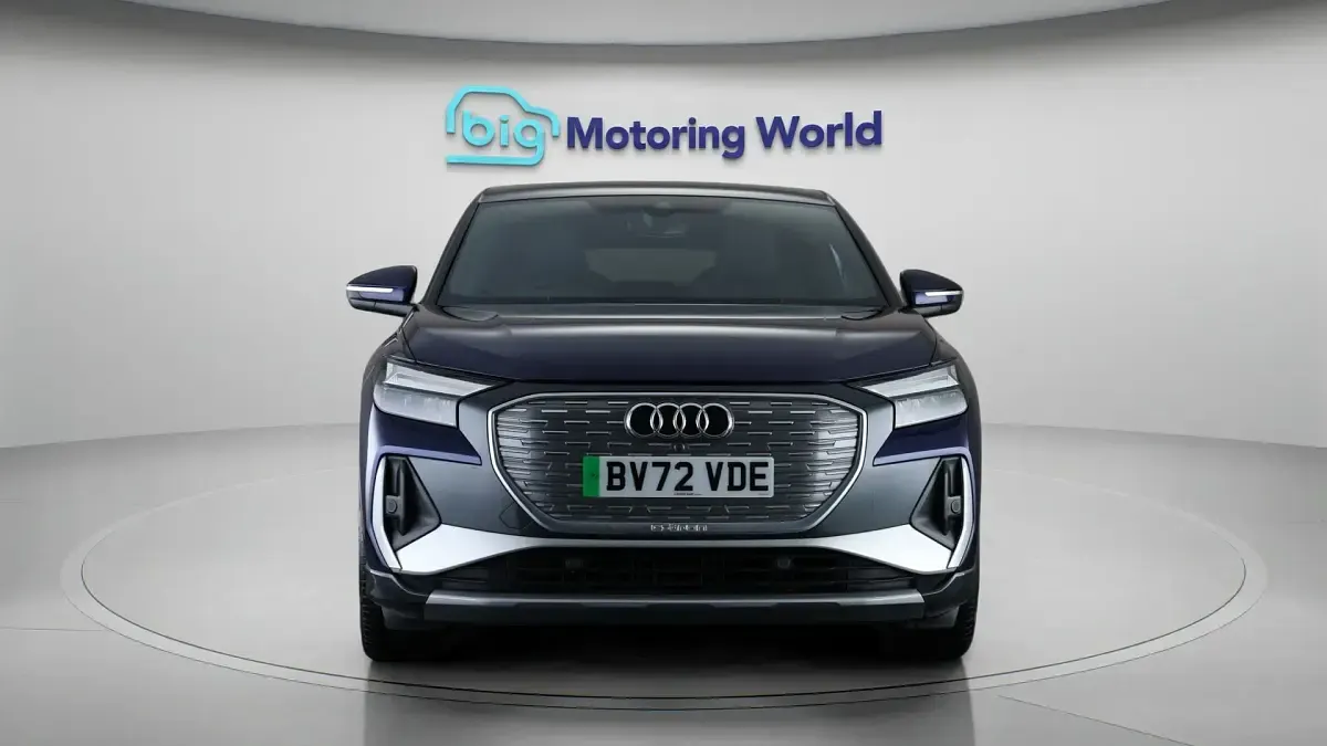 Used Audi Q4 Sportback e-tron S-Line 219 kW (299 HP) 2022 Blue SUV