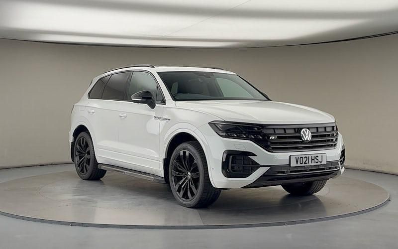 Pure white/pure white Used 2021 VW Touareg Black Edition SUV | £35,500 (Fair price) - Image 1/4