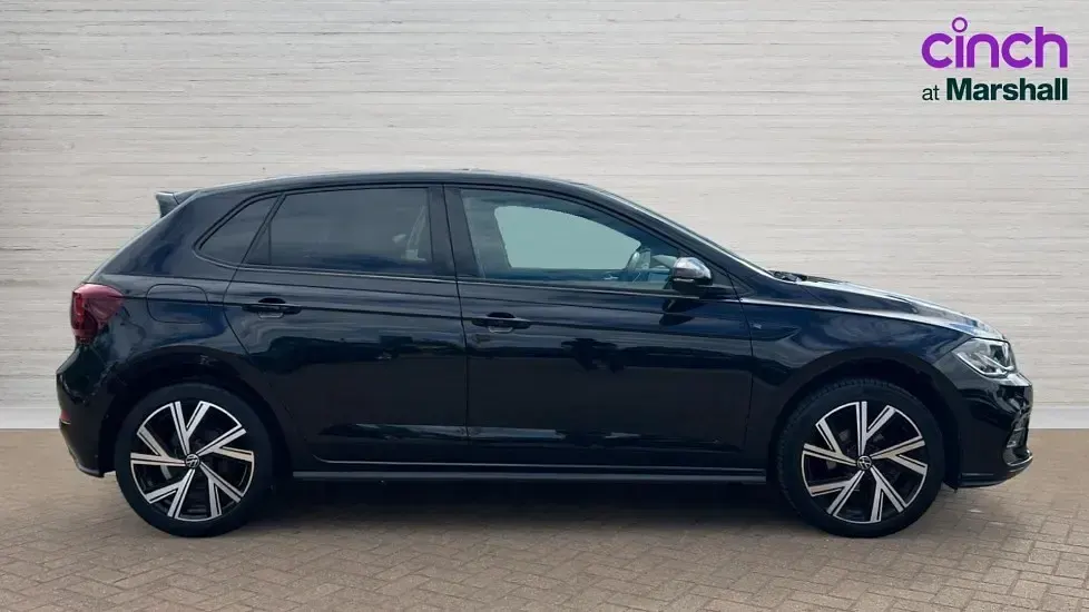 Used VW Polo R-line 95 HP (69 kW) 2023 Black Hatchback