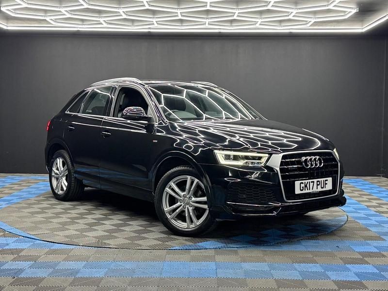 Black Used 2017 Audi Q3 S-Line SUV | £15,490 (Fair price) - Image 1/4