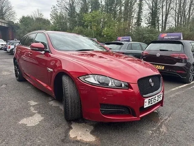 Used Jaguar XF R-Sport 2015 Red Estate