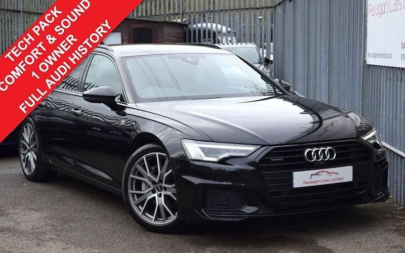 Used Audi A6 Black Edition 265 HP (194 kW) 2021 Black Estate