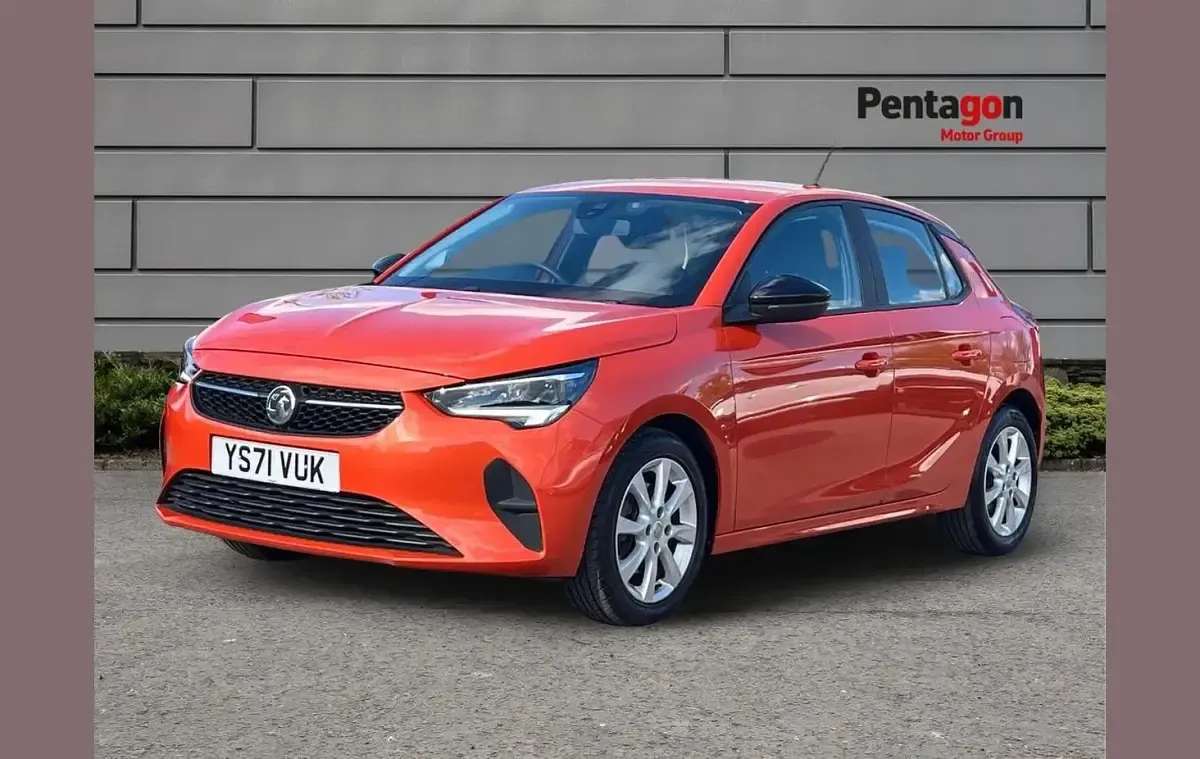 Used Vauxhall Corsa Edition 99 HP (72 kW) 2021 Orange Hatchback