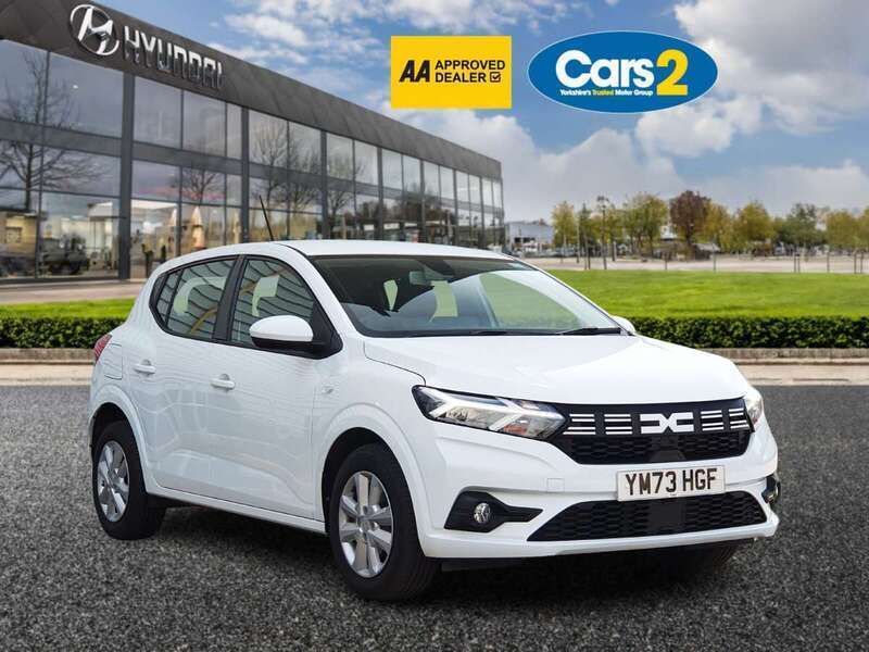 White Used 2023 Dacia Sandero Expression Hatchback | £11,990 (Good price) - Image 1/4