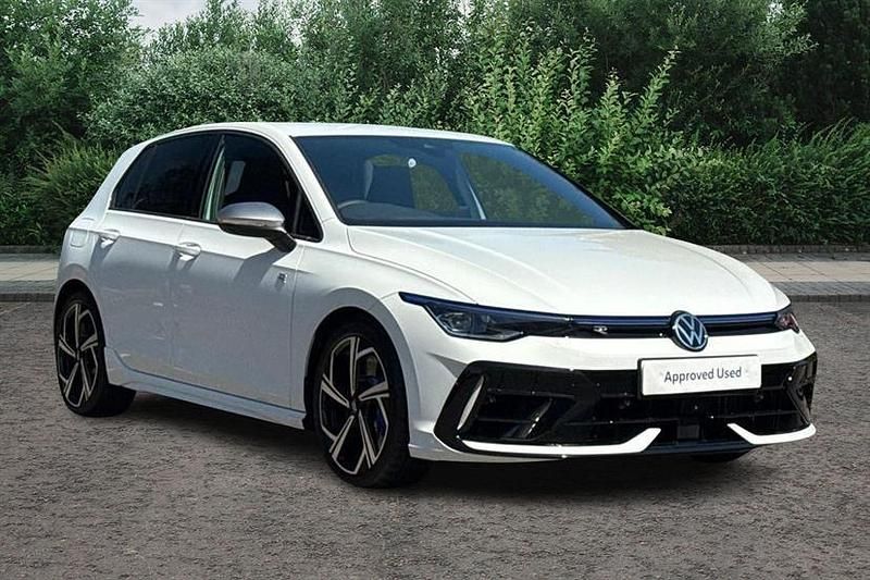 Pure white Used 2025 VW Golf VIII R Hatchback | £39,491 (Fair price) - Image 1/4
