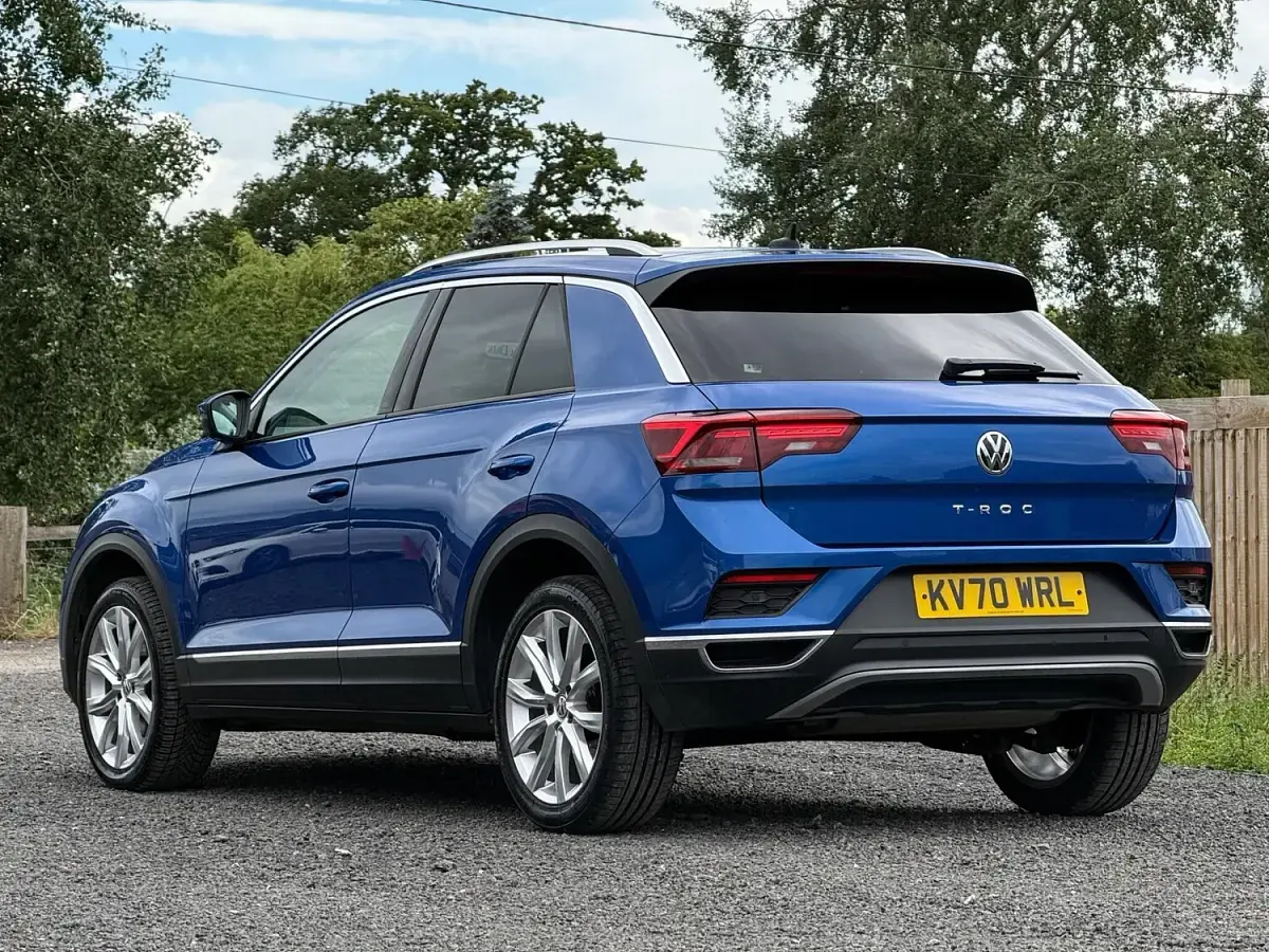 Used VW T-Roc SEL 150 HP (110 kW) 2020 Blue SUV