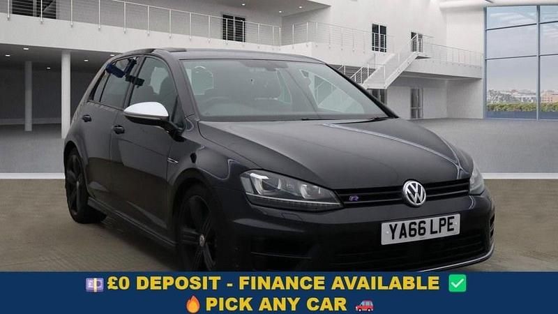 Black Used 2016 VW Golf VII R Hatchback | £18,249 (A bit pricey) - Image 1/4