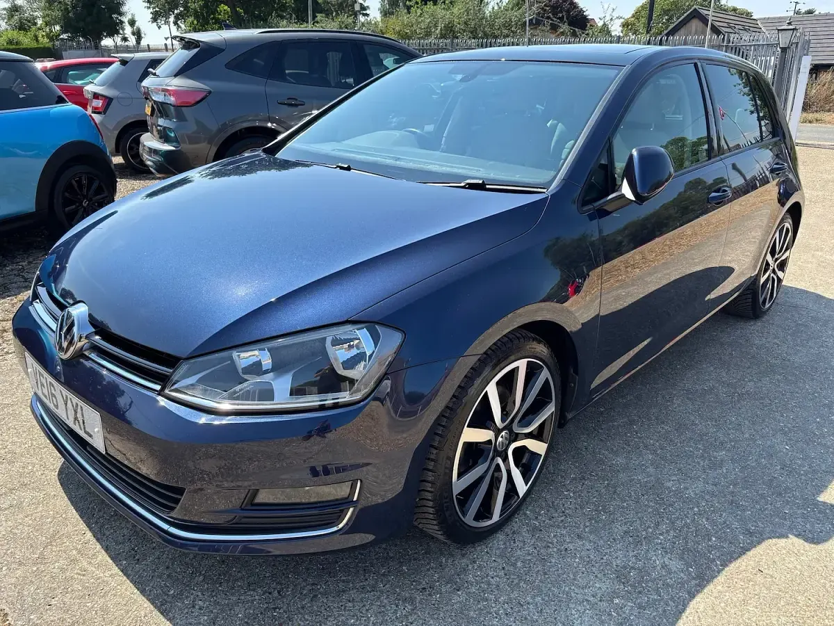 Used VW Golf VII GT 2016 Blue Hatchback