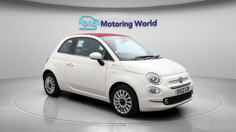 White Used 2022 Fiat 500C Dolcevita Cabriolet | £9,100 (Good price) - Image 1/4
