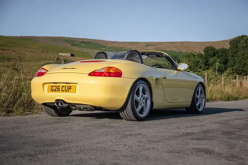 Used Porsche Boxster 1997 Yellow Cabriolet