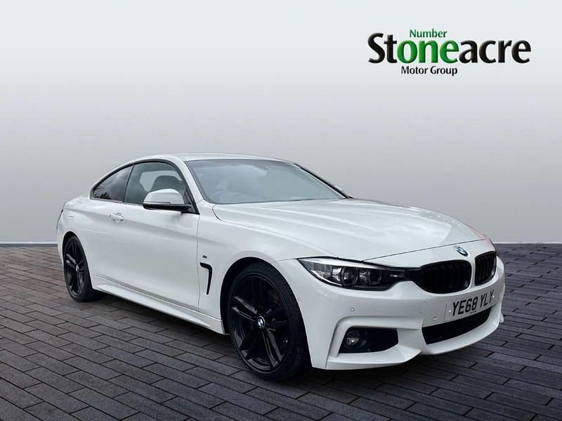 White Used 2018 BMW 420 M Sport Coupe | £15,495 (Fair price) - Image 1/4