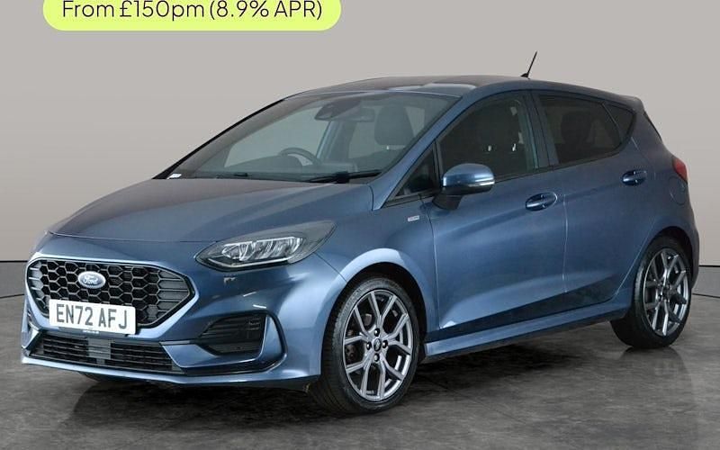Used Ford Fiesta ST-Line 101 HP (74 kW) 2022 Blue Hatchback