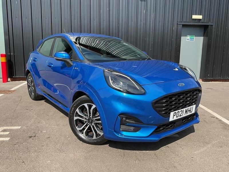Blue Used 2021 Ford Puma ST-Line Hatchback | £12,999 (Good price) - Image 1/4