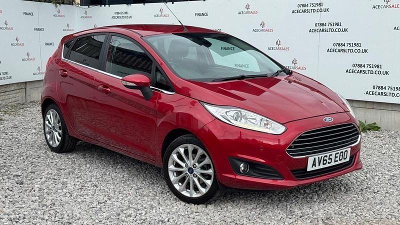 Red Used 2015 Ford Fiesta Titanium X Hatchback | £7,295 (Fair price) - Image 1/4