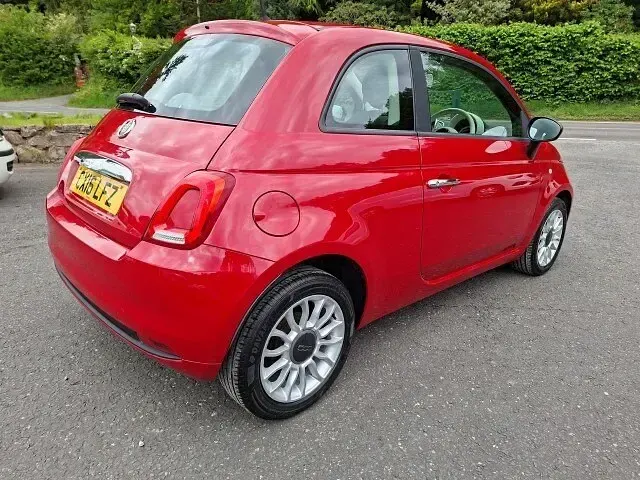 Used Fiat 500 Pop Star 69 HP (50 kW) 2016 Red Hatchback