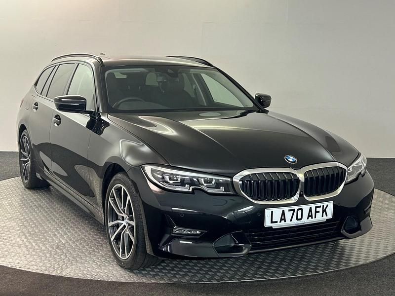 Black Used 2020 BMW 330e Sport Line Estate | £25,025 (A bit pricey) - Image 1/4