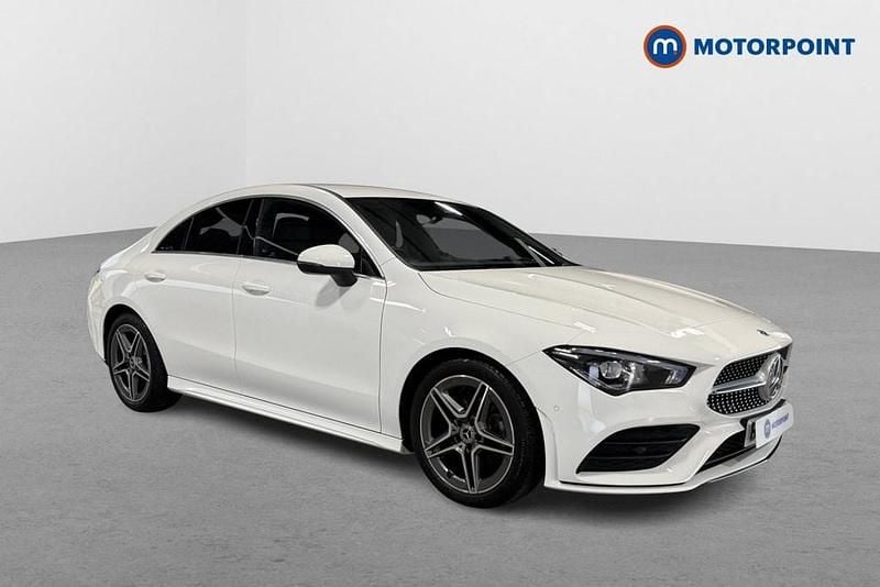 Used Mercedes CLA180 AMG line 136 HP (100 kW) 2022 White Sedan