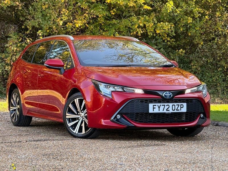 Scarlet flare Used 2022 Toyota Corolla Design Estate | £19,795 (Fair price) - Image 1/4
