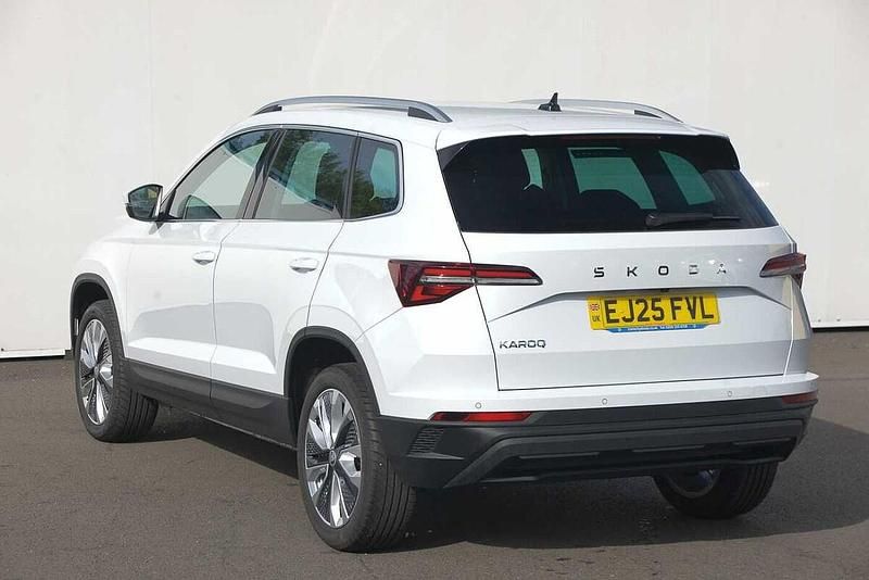 Used Skoda Karoq SE L 148 HP (108 kW) 2025 Moon white metallic SUV