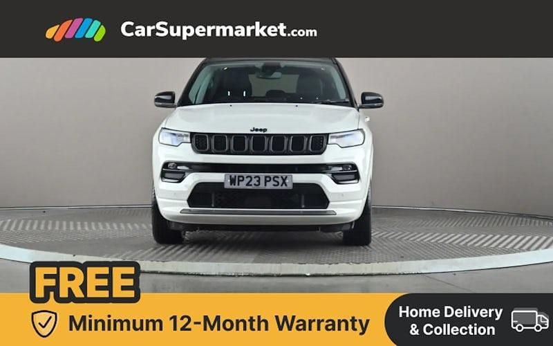 White/black Used 2023 Jeep Compass SUV | £16,697 - Image 1/4