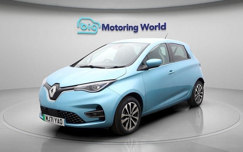 Used Renault Zoe GT-Line 100 kW (136 HP) 2021 Blue Hatchback