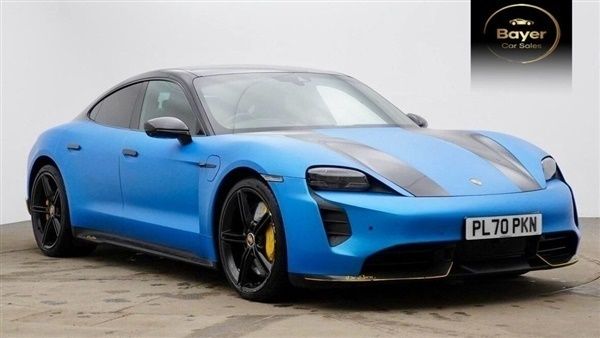 Black Used 2020 Porsche Taycan Performance Package Sedan | £43,985 (Fair price) - Image 1/1