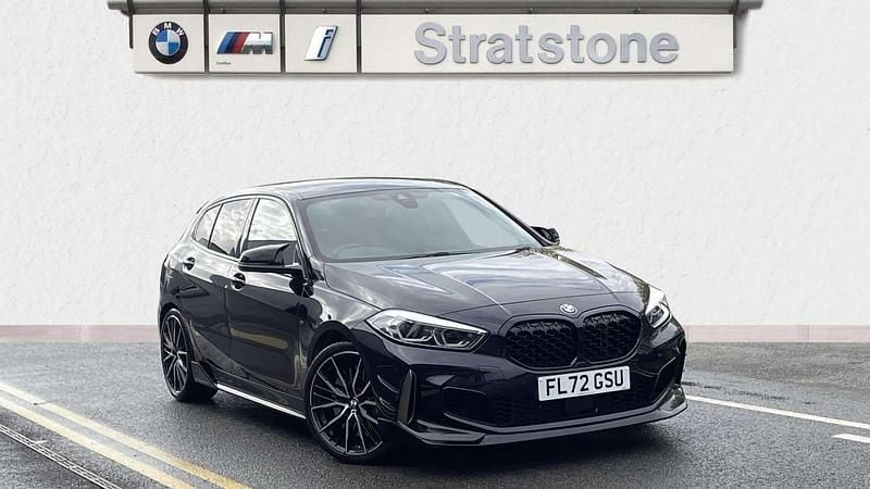 Black Used 2022 BMW M135 Shadowline Hatchback | £29,991 (A bit pricey) - Image 1/4