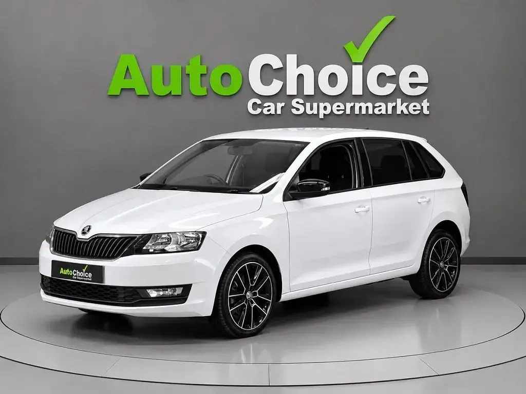 Used Skoda Rapid Sport 110 HP (80 kW) 2017 White Hatchback
