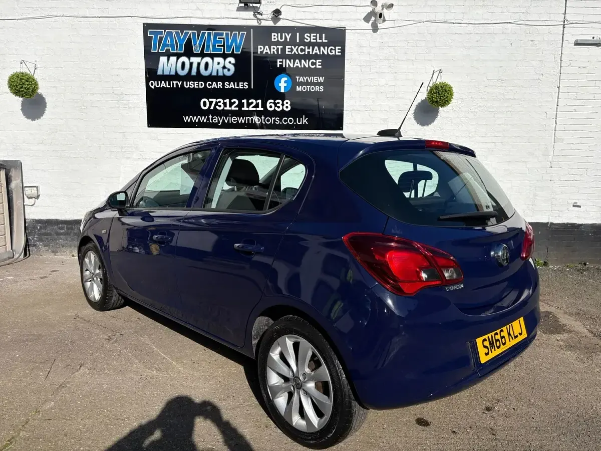 Used Vauxhall Corsa 75 HP (55 kW) 2016 Blue Hatchback