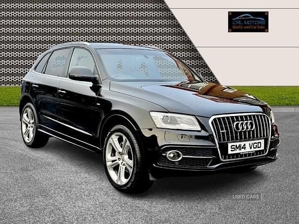 Black Used 2014 Audi Q5 S-line plus SUV | £12,450 (Fair price) - Image 1/4