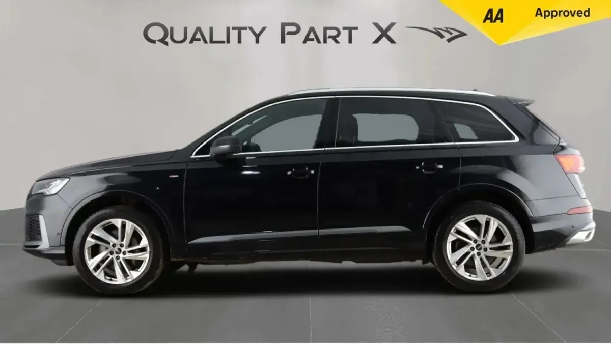 Usado Audi Q7 S-Line 340 CV (250 kW) 2022 Negro SUV
