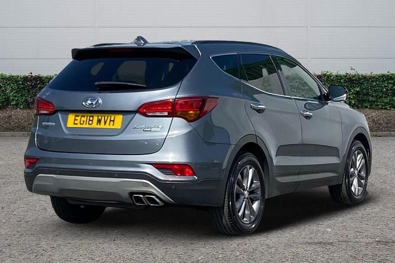 Grey Used 2018 Hyundai Santa Fe Premium SUV | £12,941 (Super price) - Image 1/3