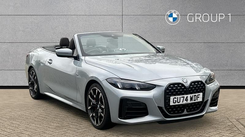 Grey Used 2024 BMW 420 M Sport Cabriolet | £42,995 (Fair price) - Image 1/4