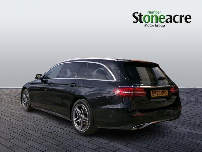 Used Mercedes E200 AMG line 200 HP (147 kW) 2023 Black Estate