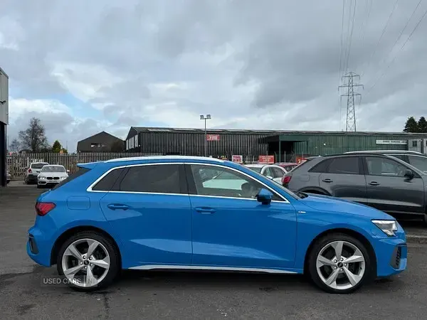 Used Audi A3 e-tron S-Line 2021 Blue Hatchback