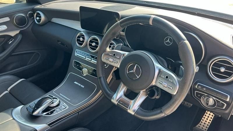 Used Mercedes C63S AMG Premium Plus 510 HP (375 kW) 2021 Polar white Coupe