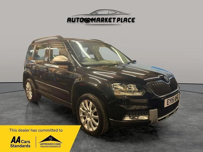 Black Used 2015 Skoda Yeti SE SUV | £7,700 (Good price) - Image 1/4