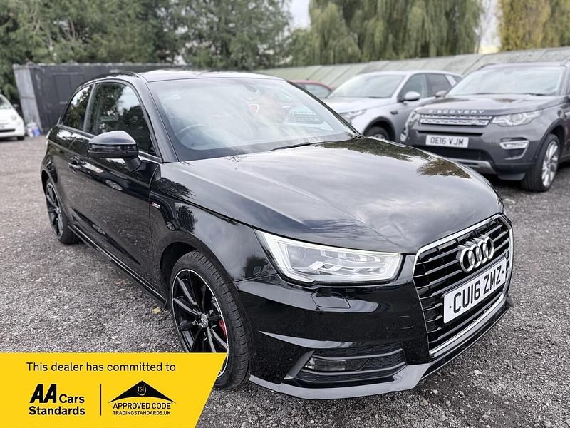 Black Used 2016 Audi A1 S-Line Hatchback | £6,695 (Fair price) - Image 1/4