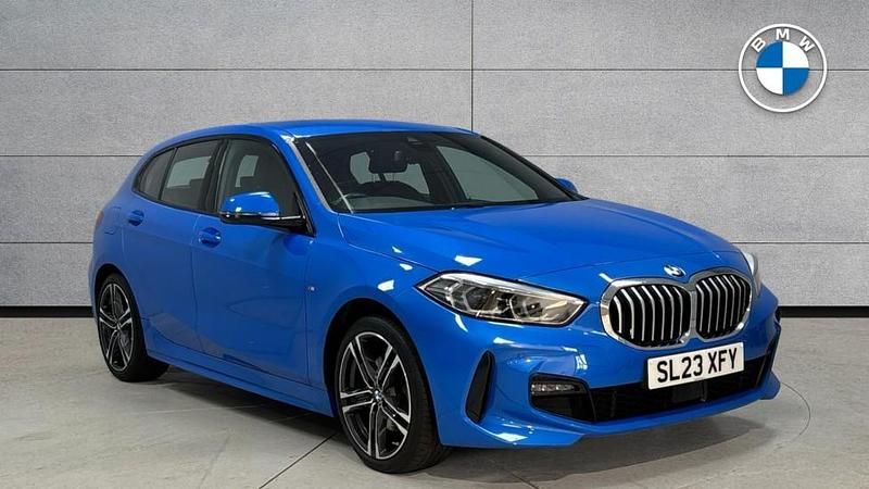Used BMW 118 M Sport 134 HP (98 kW) 2023 Blue Hatchback