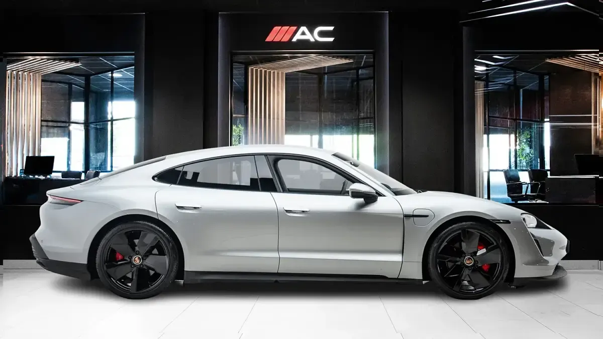Used Porsche Taycan 2021 Silver Sedan