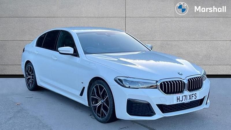 Alpine white Used 2022 BMW 520 M Sport Sedan | £26,990 (Fair price) - Image 1/4