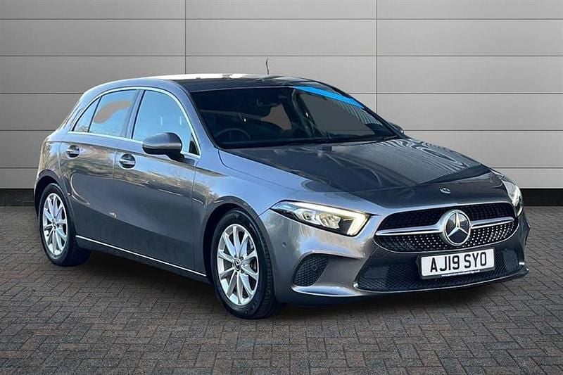 Mountain grey Used 2019 Mercedes A180 Executive Hatchback | £12,890 (Fair price) - Image 1/4
