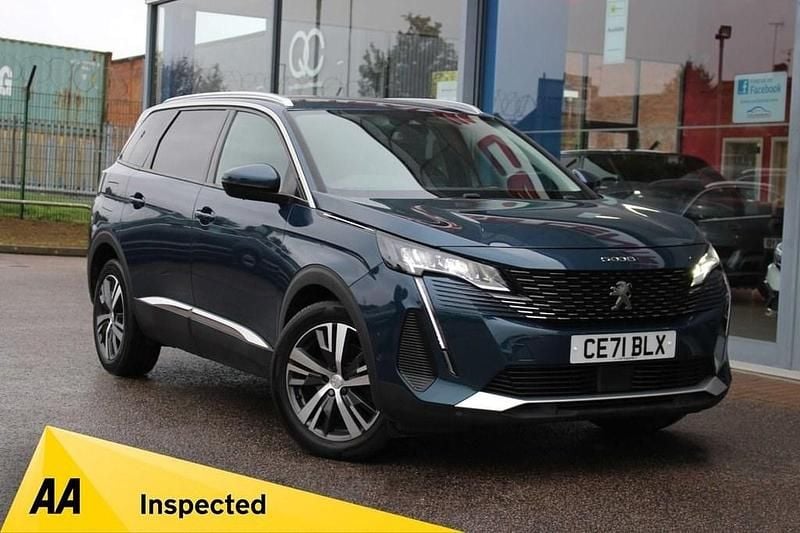 Blue Used 2021 Peugeot 5008 Allure Premium MPV | £20,495 (A bit pricey) - Image 1/4