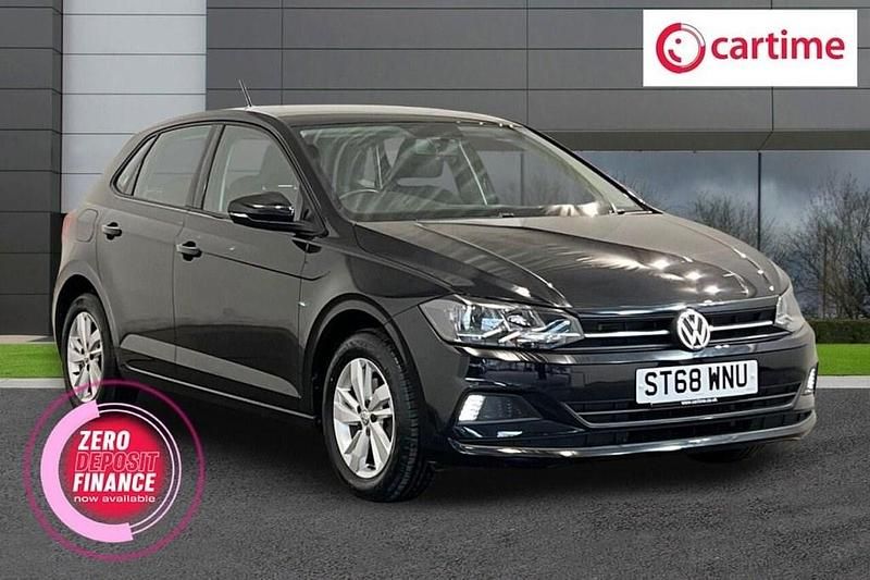 Used VW Polo SE 80 HP (58 kW) 2019 Black Hatchback