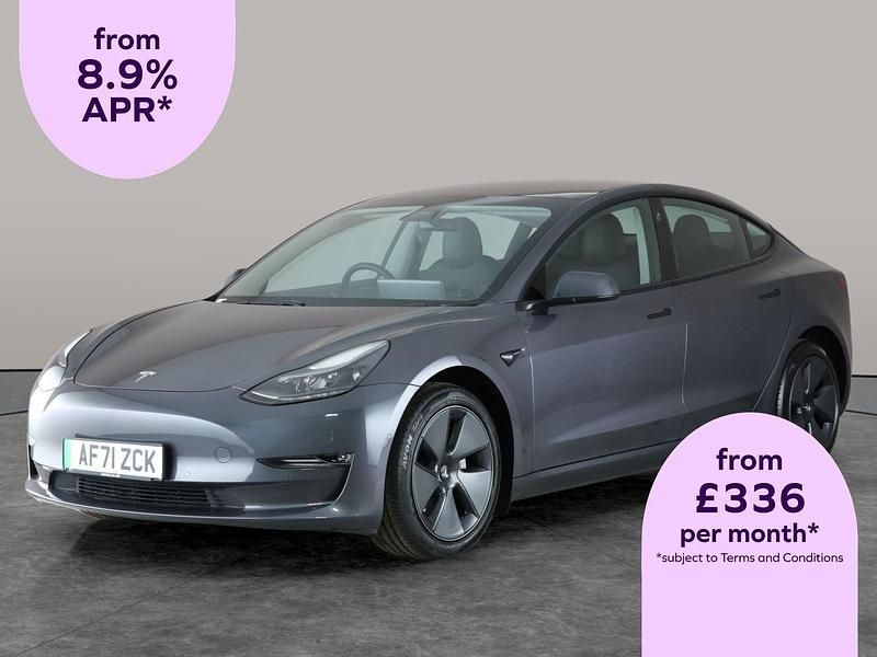 Grey Used 2021 Tesla Model 3 Long Range AWD Sedan | £19,052 (Fair price) - Image 1/2