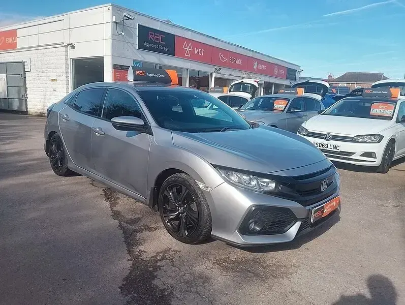 Used Honda Civic Sport 2017 Silver Hatchback